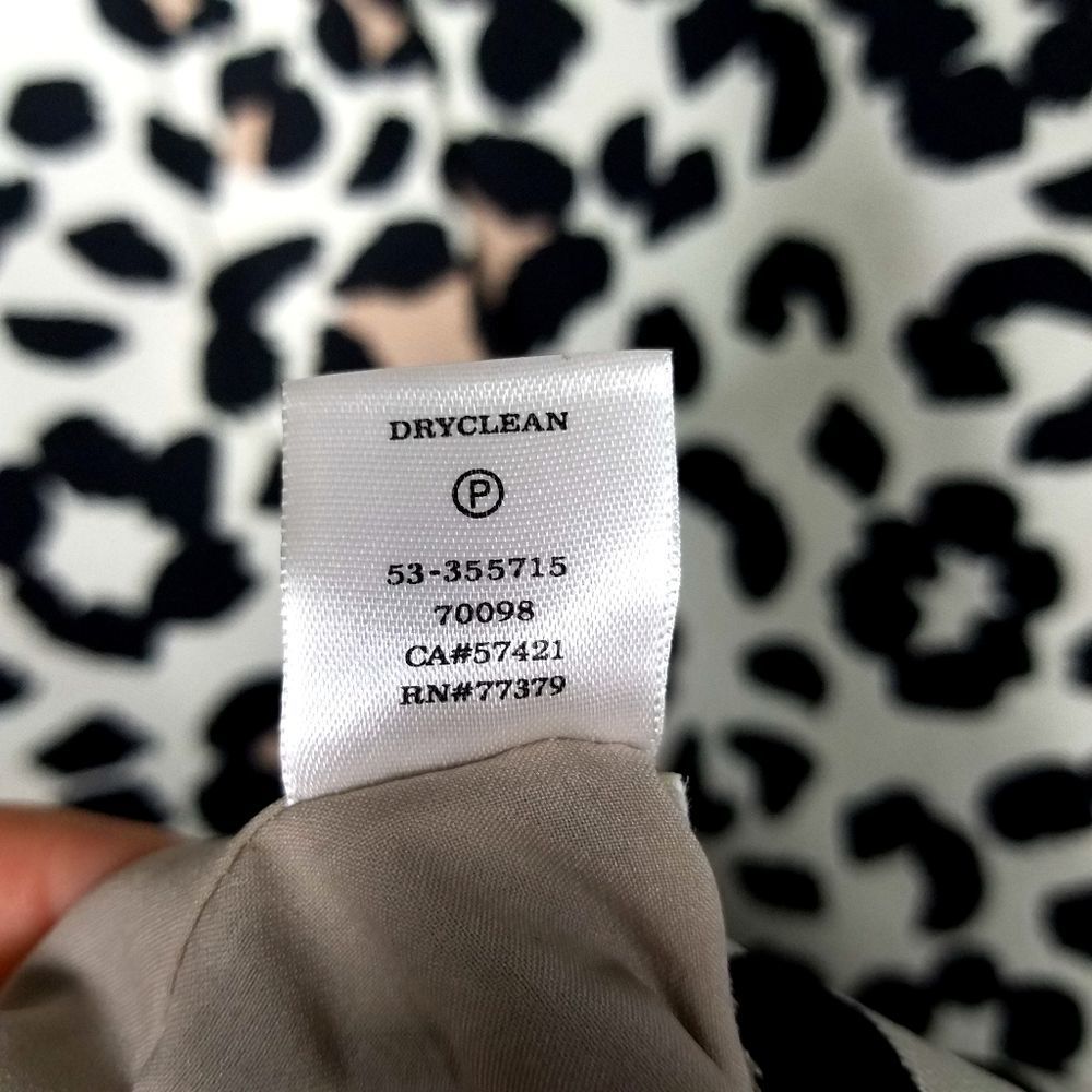 Ann Taylor Spring Leopard Animal Print Button Front Coat - Picture 13 of 13